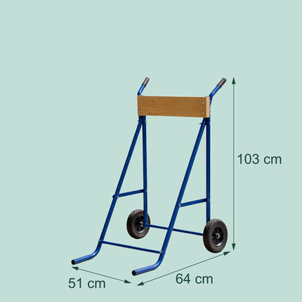 Pakabinamo variklio stovas, plienas ir mediena, 100 kg keliamoji galia