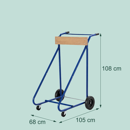 Pakabinamo variklio stovas, plienas ir mediena, 150 kg keliamoji galia