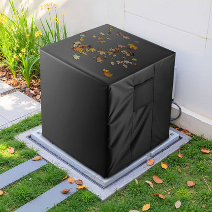 Outdoor Air Conditioner Cover 32x32x36 In, Waterproof, Black