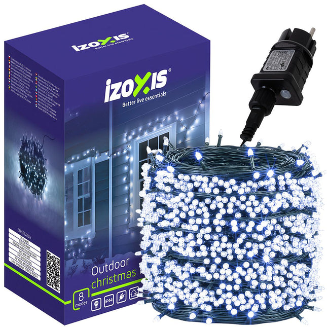 Kalėdinės lauko lemputės, 500 LED, 35 m, šaltai balta