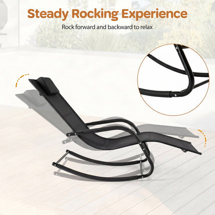 Lauko supamoji kėdė, juoda, 160 kg keliamoji galia, ergonomiškas dizainas