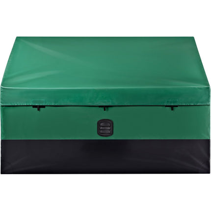 Outdoor Storage Box, 100 Gallon, Waterproof, Galvanized Frame