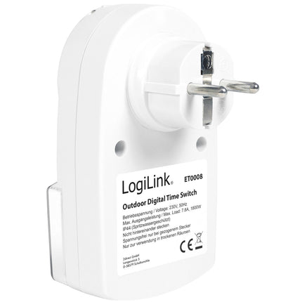 Outdoor timer Digital 1800W IP44