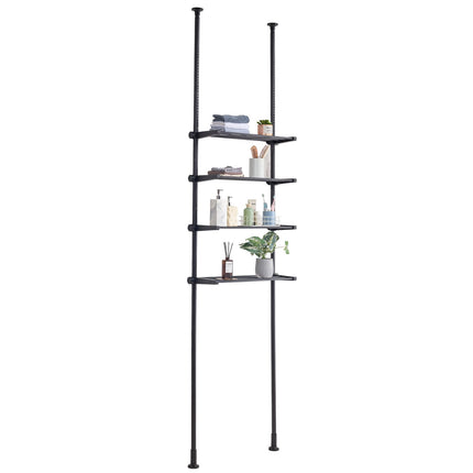 Over-Toilet Storage Rack, 4-Tier Adjustable Steel