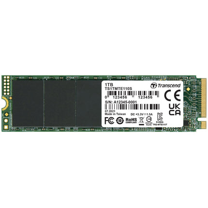 PCIe M.2 SSD Gen3 x4 NVMe 1TB (R1700/W1400)