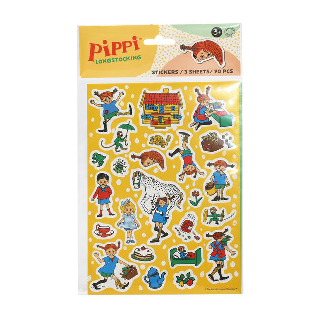 PIPPI lipdukai - 3 lapų rinkinys kūrybiniams projektams