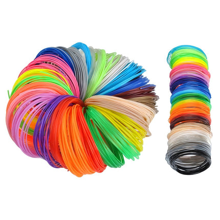 PLA 3D filamentai - rinkinys 30 vnt. x 5 m