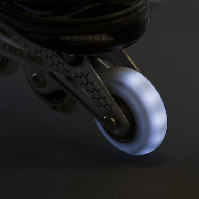 PU 64x24 82A LED White Skate Wheels (Set of 4)