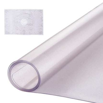 PVC Table Protector 36 x 60 Inch, 1.5 mm Frosted