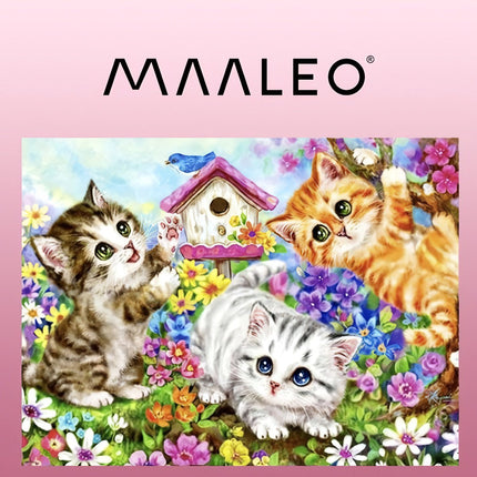 Paveikslas skaičiais 40x50cm - Maaleo katės 22781
