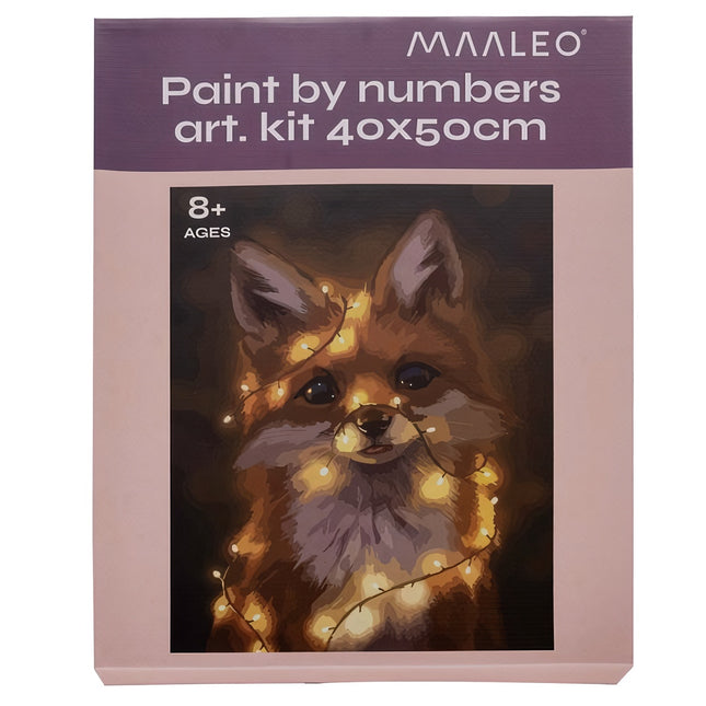 Painting by numbers 40x50cm - Maaleo fox 22782