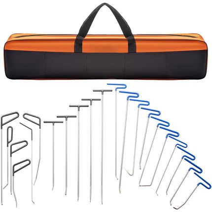 Paintless Dent Repair Rod Kit, 21-Piece Stainless Steel