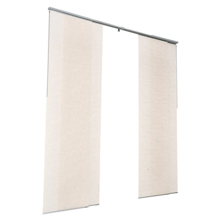 Panel Track Blinds, 116–218 cm Track, 4 Panels, Brown