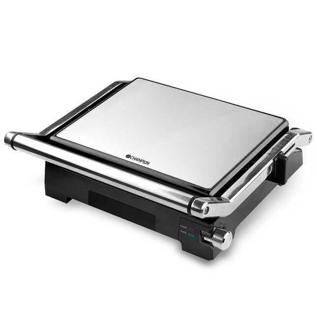 Panini Grill 2-in-1, Stainless Steel, 2000W, PFAS-Free