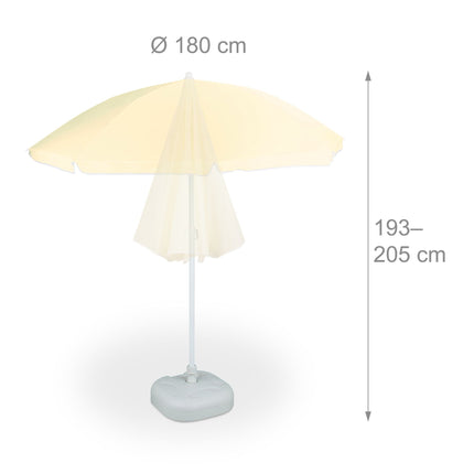 Skėtis nuo saulės 180 cm