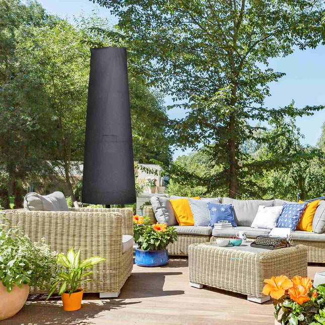Parasol cover for 400 cm, waterproof, with zipper
