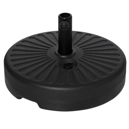 Skėčio nuo saulės stovas, 21-26 kg, Ø38 mm, cemento juodumo, Ø51 x 30 cm