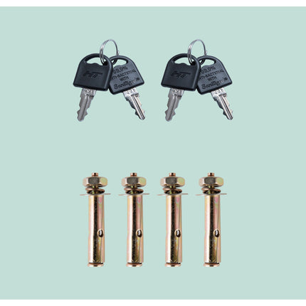 Parcel Box with Lock and 4 Keys