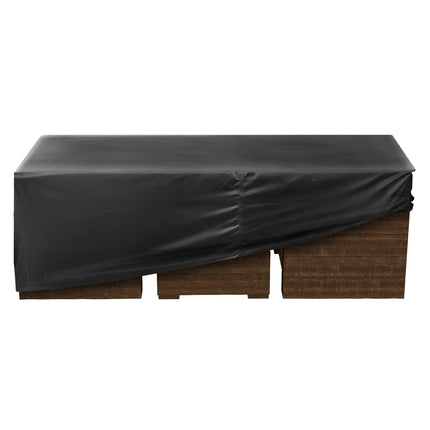 Patio Furniture Cover 420D, Air Vents, 279x213x71 cm, Black