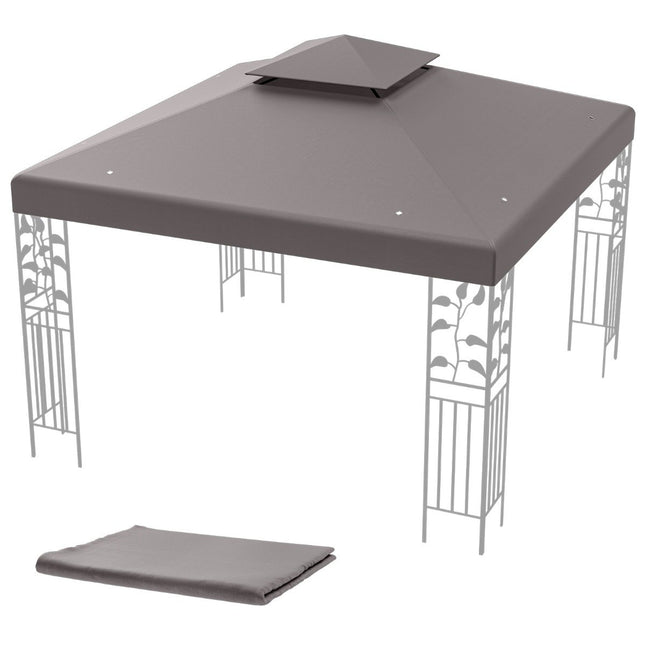 Paviljono stogo pakeitimas, 3x3M, pilkas, ventiliacijos atvartas