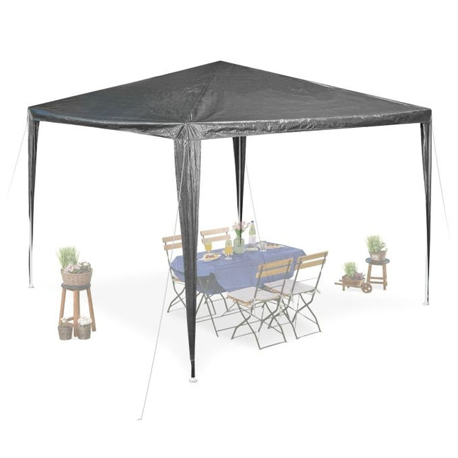Antracito spalvos paviljonas 3x3 m