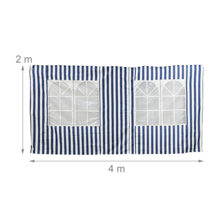 Paviljono šoninės panelės 3x4m, 3 vnt. komplektas
