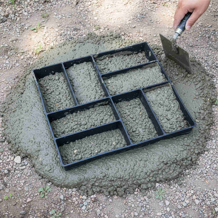 Trinkelių klojimo formų rinkinys, 40x40 cm, daugkartinio naudojimo betonui
