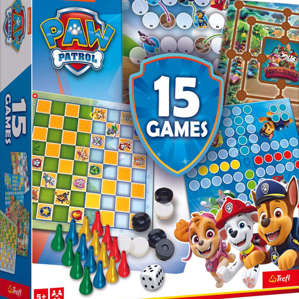 „Paw Patrol“ 15 viename žaidimų rinkinys vaikams, smagi ir įtraukianti veikla