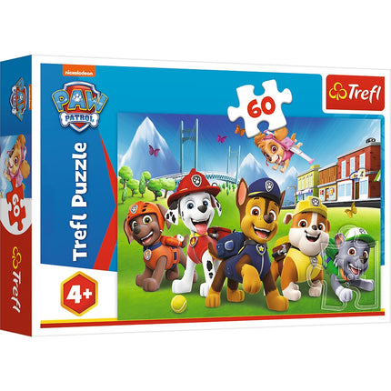 „Paw Patrol“ 60 detalių dėlionė vaikams, smagi ir įtraukianti veikla