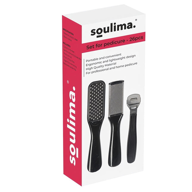 Pedikiūro rinkinys - 30 dalių. Soulima 21447