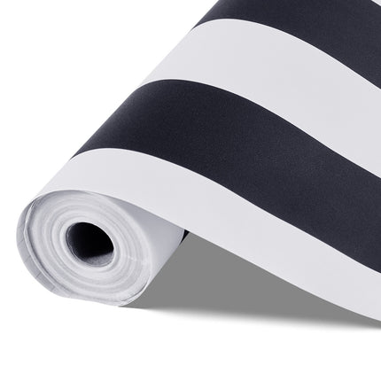 Peel and Stick Wallpaper, Black White Geometric 45cm x 15m