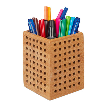 Pencil case in bamboo