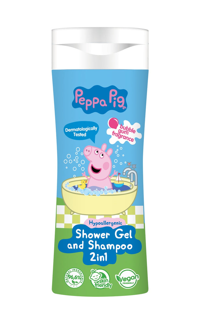 Peppa Pig dušo želė ir šampūnas 2in1, 300 ml