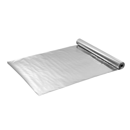 Perforated Reflective Insulation Roll, Double Foil, 4 x 125 ft
