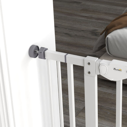 Apsauginiai varteliai augintiniams, be gręžimo, automatinis užsidarymas, reguliuojami nuo 74 iki 101 cm