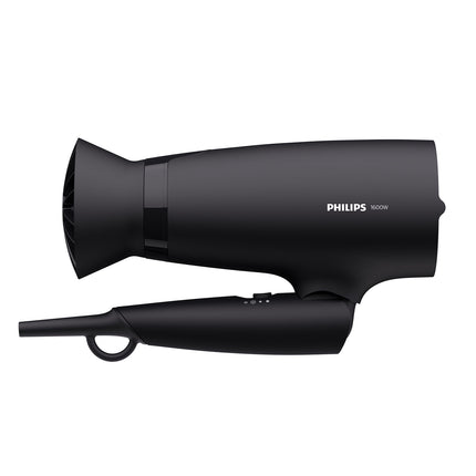 Philips 3000 Series Foldable Hair Dryer 1600W with Cool Shot, Black