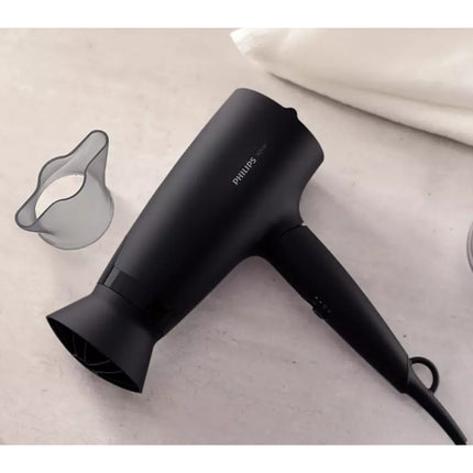 Philips 3000 Series Foldable Hair Dryer 1600W with Cool Shot, Black