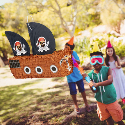 Piñata pirate ship