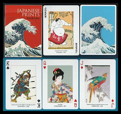 „Piatnik“ žaidimo kortos su japoniškais spaudiniais