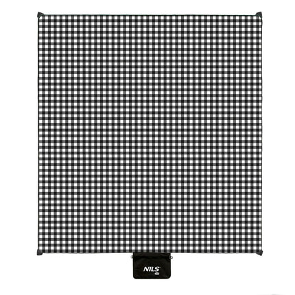 Pikniko kilimėlis, baltai juodas, 300x200 cm, PE + ALU