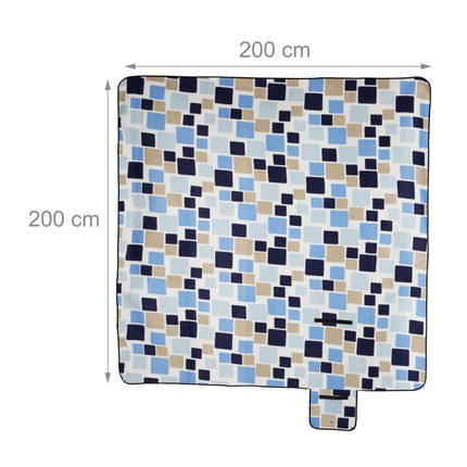 Picnic blanket 200 x 200 cm squares
