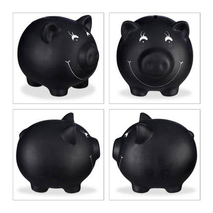 Piggy bank for labeling