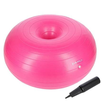 Rožinis gimnastikos spurgos kamuolys - patvarus, 65 cm