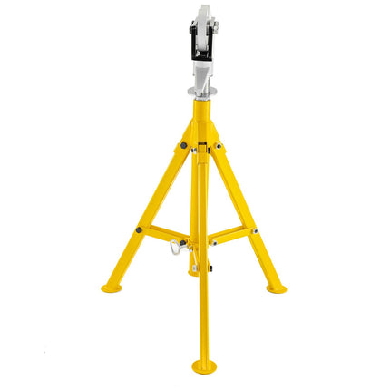 Pipe Jack Stand, Adjustable 32–55 In, Roller Head