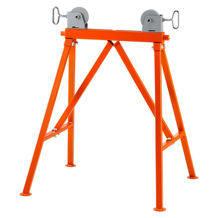 Pipe Stand with Roller Head, 2500 lb, 2-36 in