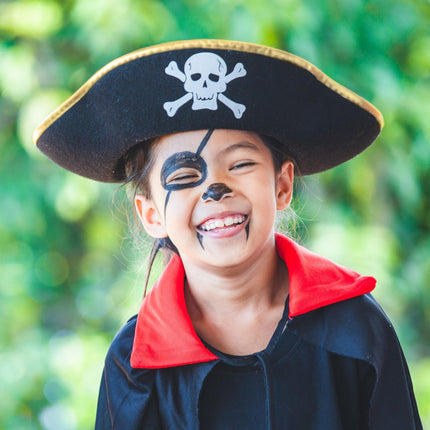 Piratų kepurės vaikams, 6 vnt. pakuotė