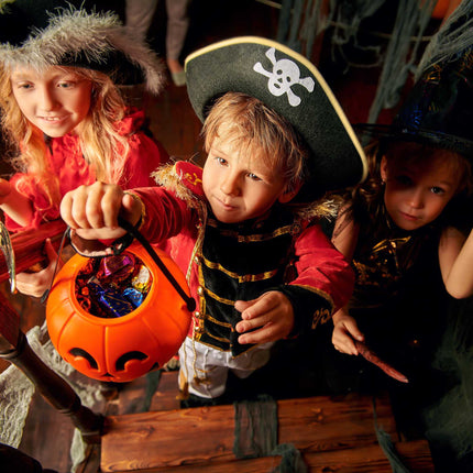 Piratų kepurės vaikams, 6 vnt. pakuotė