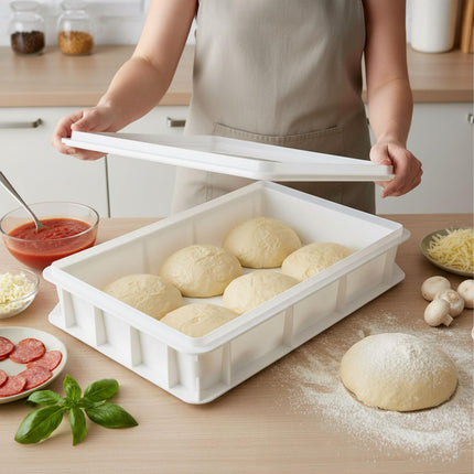 Picos tešlos kildinimo dėžių rinkinys - talpina 12 kamuoliukų, sudedamos viena ant kitos