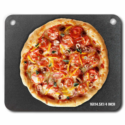 Pizza Steel Plate, 16 x 14.5 in, 1/4 in Pre-Seasoned