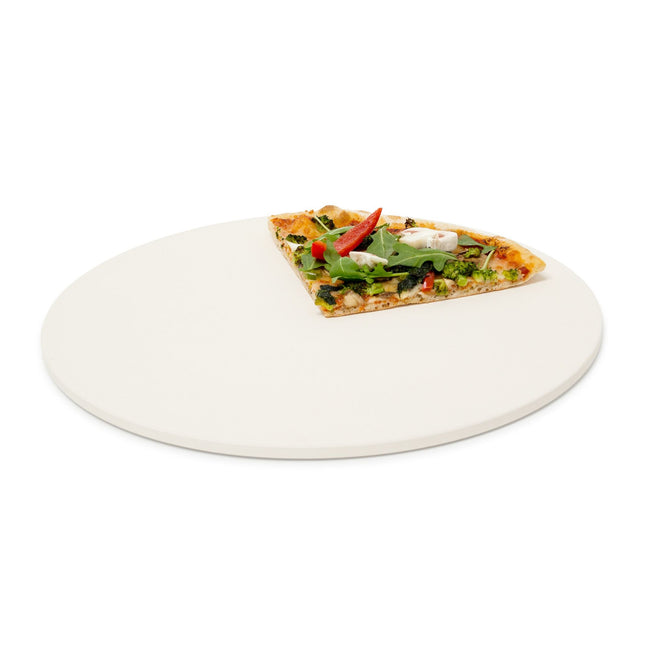 Pizza stone round in cordierite